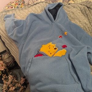 Fleece like hooded Winnie the Pooh sweatshirt women's 4X
